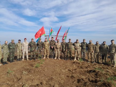 Göygöl rayonunda Şəhidlərimizin xatirəsinə Meşə  Təsərrüfat idarəsi kollektivinin ağacəkmə aksiyası keçirilib