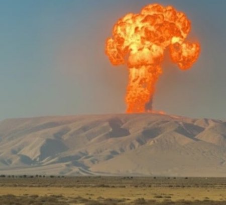 Azərbaycanda güclü palçıq vulkanı püskürdü - FOTO